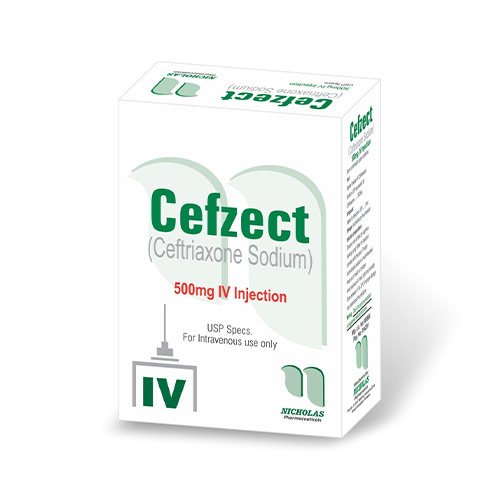 Cefzect 500mg IV